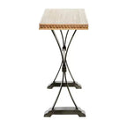 Consolle Industriale in Legno Marrone - Olivia & May