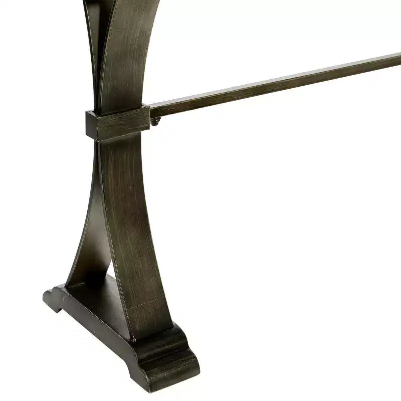 Consolle Industriale in Legno Marrone - Olivia & May