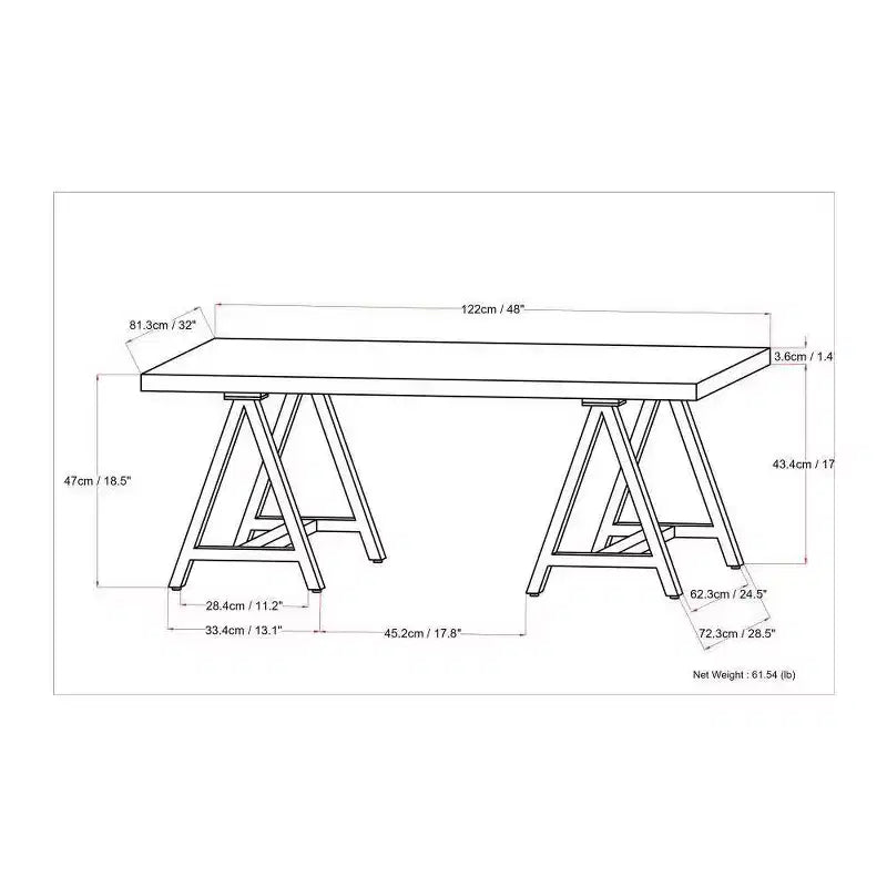Tavolino da caffè Hawkins in Metallo/Legno Noce - WyndenHall: Rettangolare Industriale Marrone Scuro con Contenitore, Struttura Nera