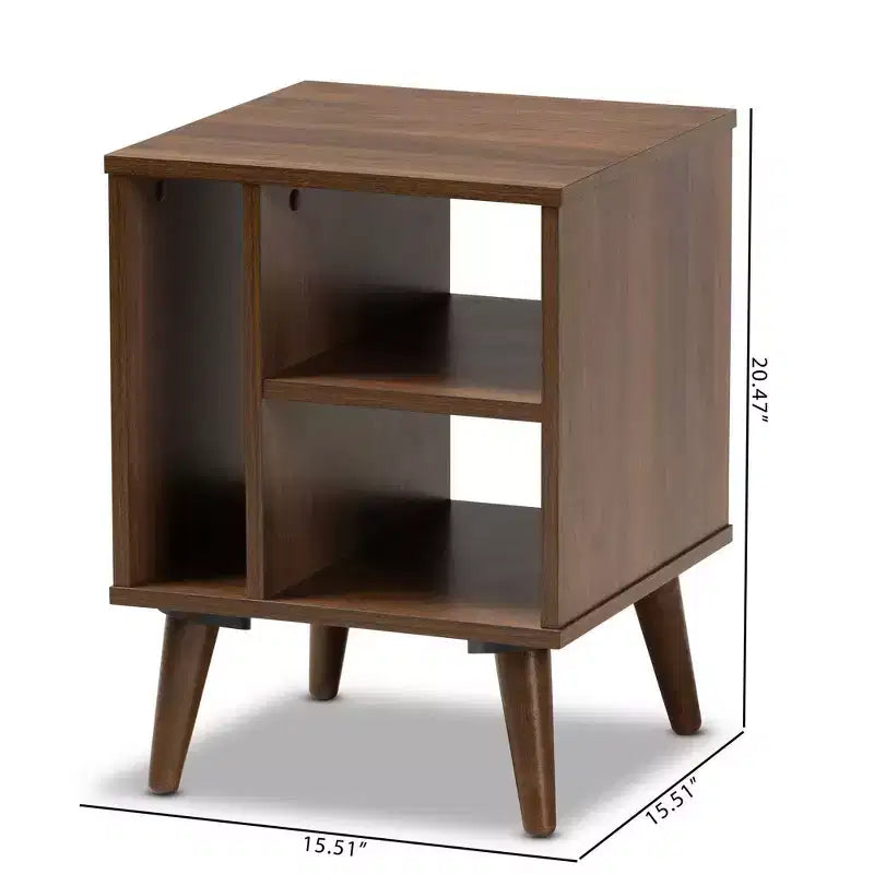 Tavolino Sami Wood Noce - Baxton Studio