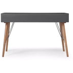 Tavolo consolle da scrivania Friedman grigio - Finch