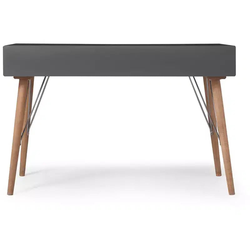 Tavolo consolle da scrivania Friedman grigio - Finch