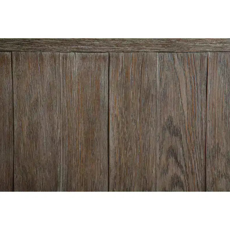 Tavolo da divano/consolle Tyler Creek grigio-marrone/nero - Signature Design by Ashley: moderno di metà secolo con ripiano aperto, cassetto portaoggetti