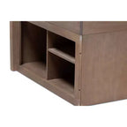 Letto contenitore Twin 4 cassetti Levon in legno rovere anticato - Baxton Studio