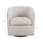 Sedia girevole Sheldon - Madison Park