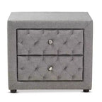 Comodino in legno a 2 cassetti Lepine - Baxton Studio