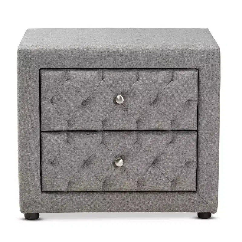 Comodino in legno a 2 cassetti Lepine - Baxton Studio