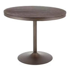 36 Dakota Industrial Round Dining Table - LumiSource