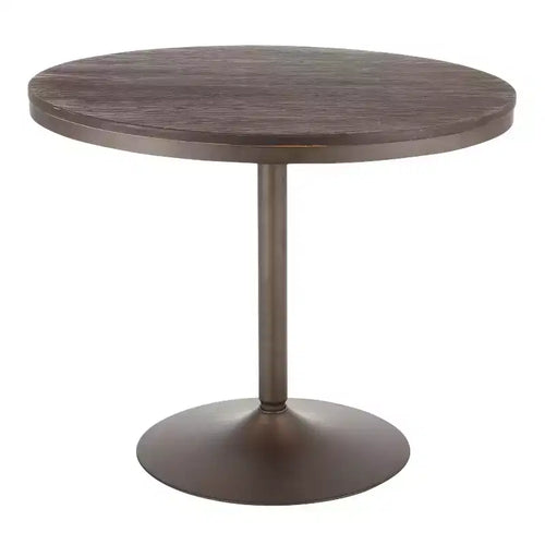 36 Dakota Industrial Round Dining Table - LumiSource
