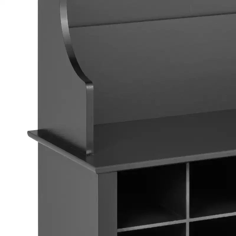 Mobile da ingresso a parete largo 152 cm con 24 scomparti per scarpe - Prepac