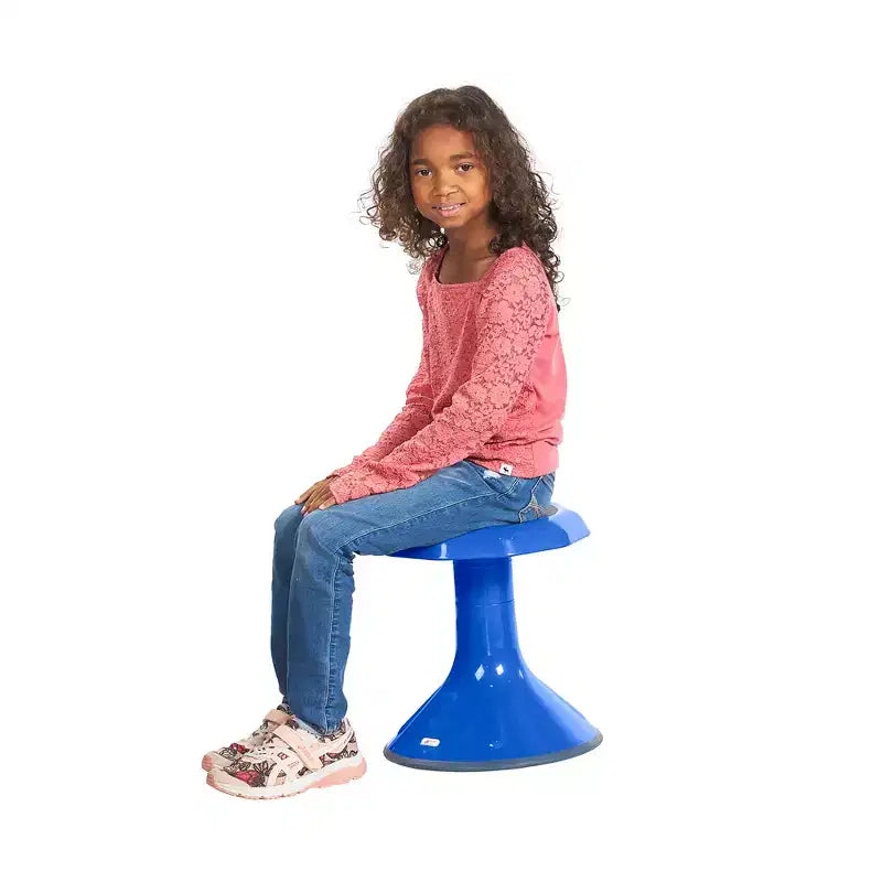 ECR4Kids ACE Sgabello Wobble per un coinvolgimento attivo del core, altezza seduta 38 cm, seduta flessibile