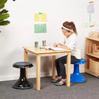 ECR4Kids ACE Sgabello Wobble per un coinvolgimento attivo del core, altezza seduta 38 cm, seduta flessibile