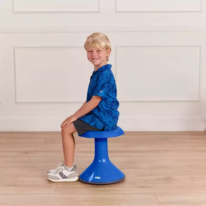 ECR4Kids ACE Sgabello Wobble per un coinvolgimento attivo del core, altezza seduta 38 cm, seduta flessibile