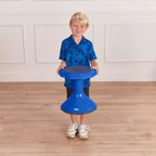 ECR4Kids ACE Sgabello Wobble per un coinvolgimento attivo del core, altezza seduta 38 cm, seduta flessibile