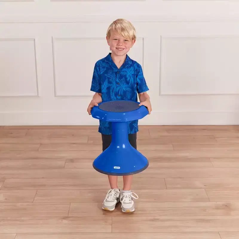 ECR4Kids ACE Sgabello Wobble per un coinvolgimento attivo del core, altezza seduta 38 cm, seduta flessibile