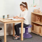 ECR4Kids ACE Sgabello Wobble per un coinvolgimento attivo del core, altezza seduta 38 cm, seduta flessibile