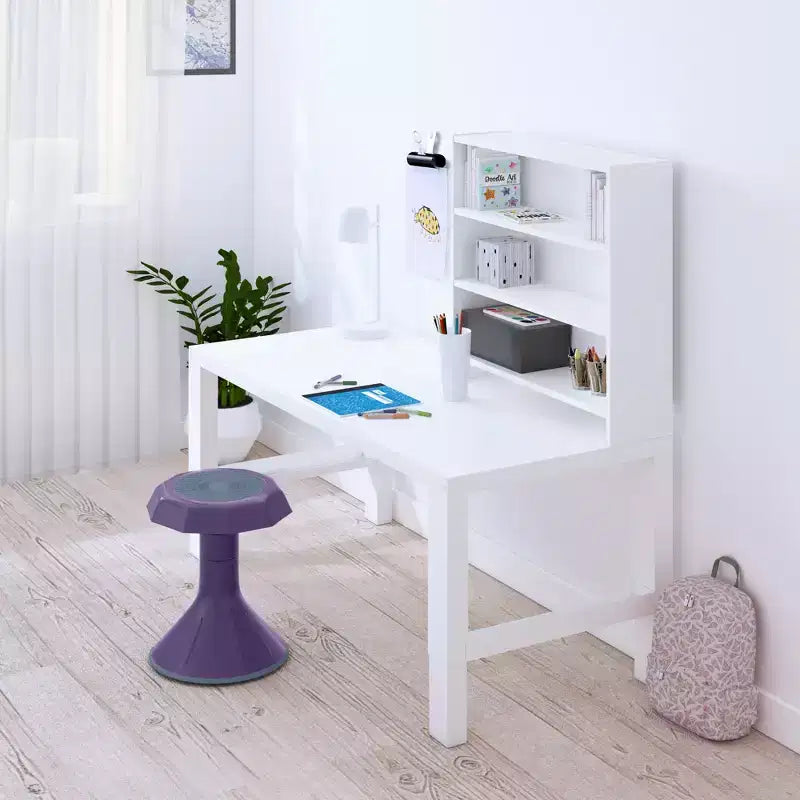 ECR4Kids ACE Sgabello Wobble per un coinvolgimento attivo del core, altezza seduta 38 cm, seduta flessibile