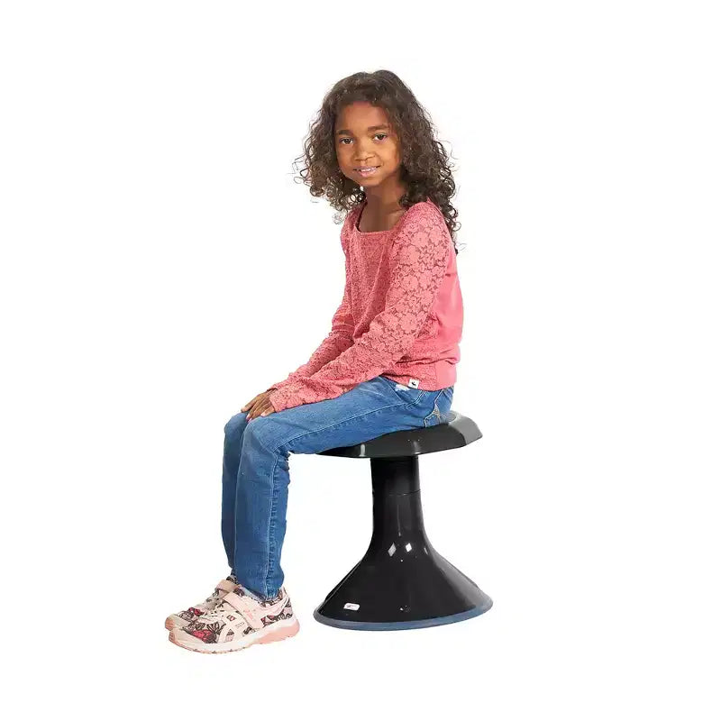 ECR4Kids ACE Sgabello Wobble per un coinvolgimento attivo del core, altezza seduta 38 cm, seduta flessibile