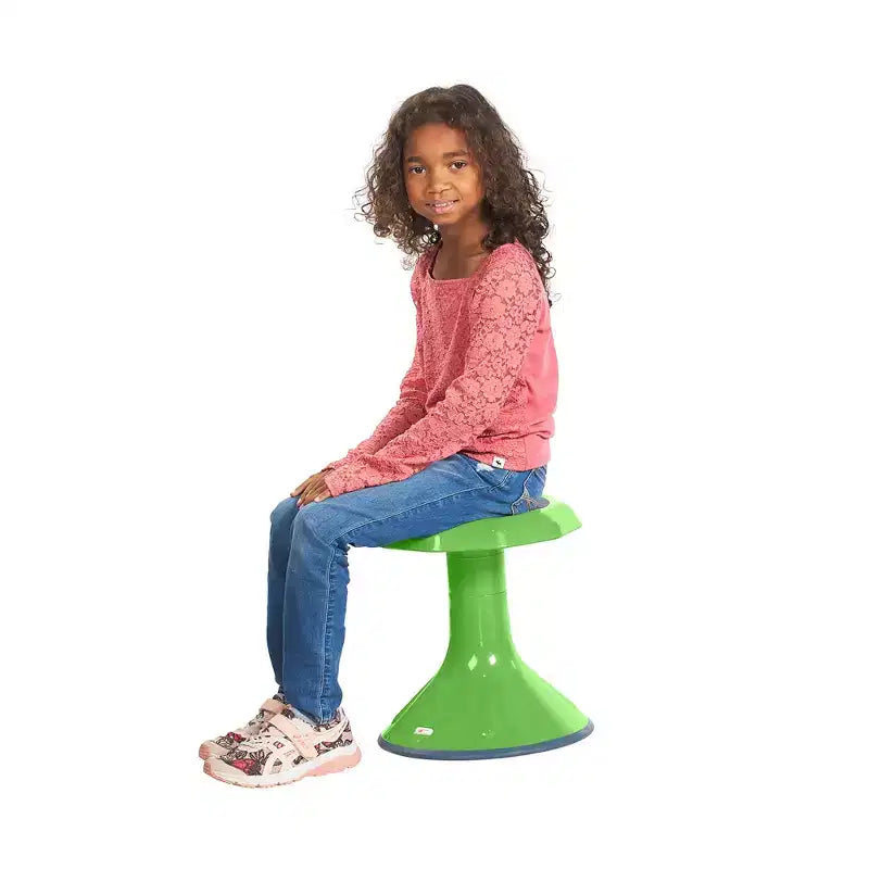 ECR4Kids ACE Sgabello Wobble per un coinvolgimento attivo del core, altezza seduta 38 cm, seduta flessibile
