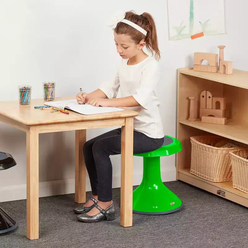 ECR4Kids ACE Sgabello Wobble per un coinvolgimento attivo del core, altezza seduta 38 cm, seduta flessibile