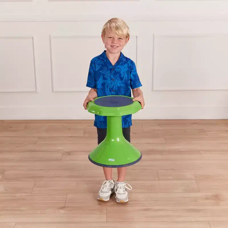 ECR4Kids ACE Sgabello Wobble per un coinvolgimento attivo del core, altezza seduta 38 cm, seduta flessibile