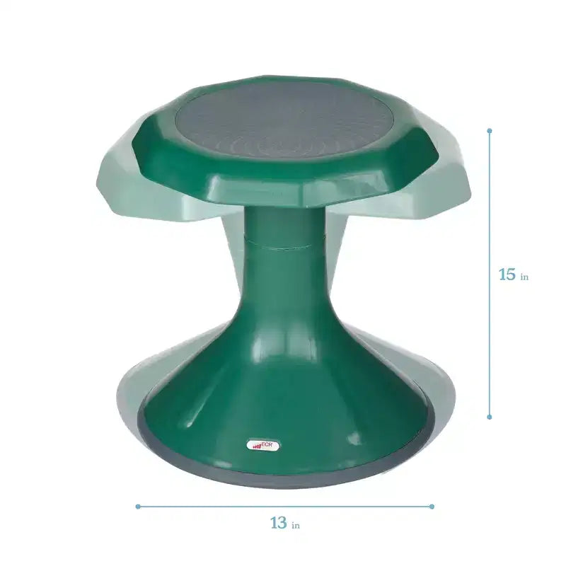 ECR4Kids ACE Sgabello Wobble per un coinvolgimento attivo del core, altezza seduta 38 cm, seduta flessibile