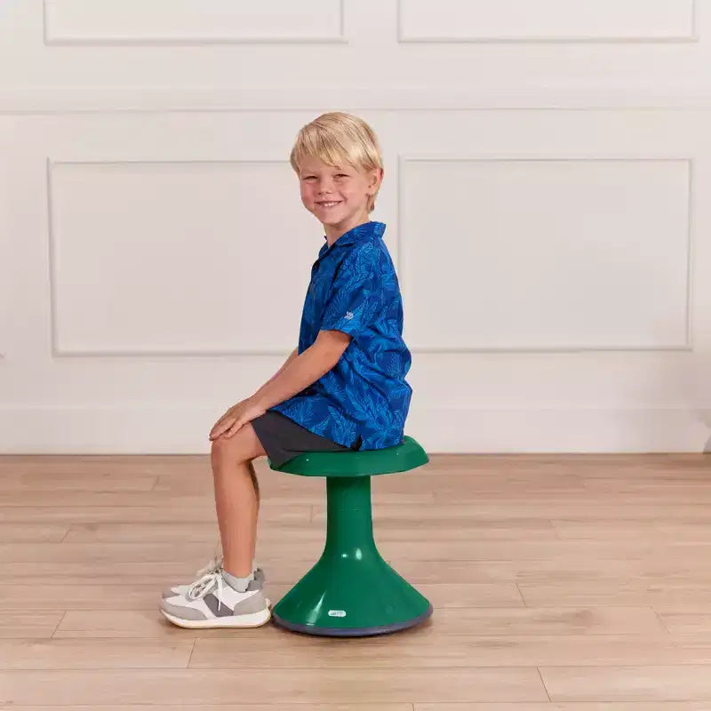 ECR4Kids ACE Sgabello Wobble per un coinvolgimento attivo del core, altezza seduta 38 cm, seduta flessibile