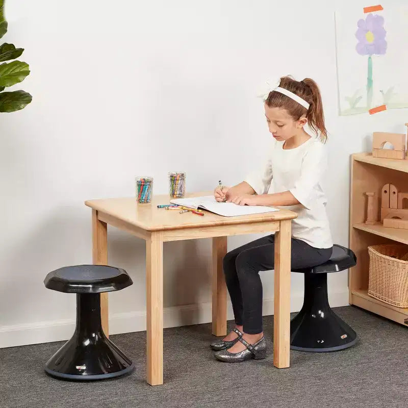 ECR4Kids ACE Sgabello Wobble per un coinvolgimento attivo del core, altezza seduta 38 cm, seduta flessibile