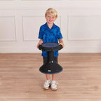 ECR4Kids ACE Sgabello Wobble per un coinvolgimento attivo del core, altezza seduta 38 cm, seduta flessibile