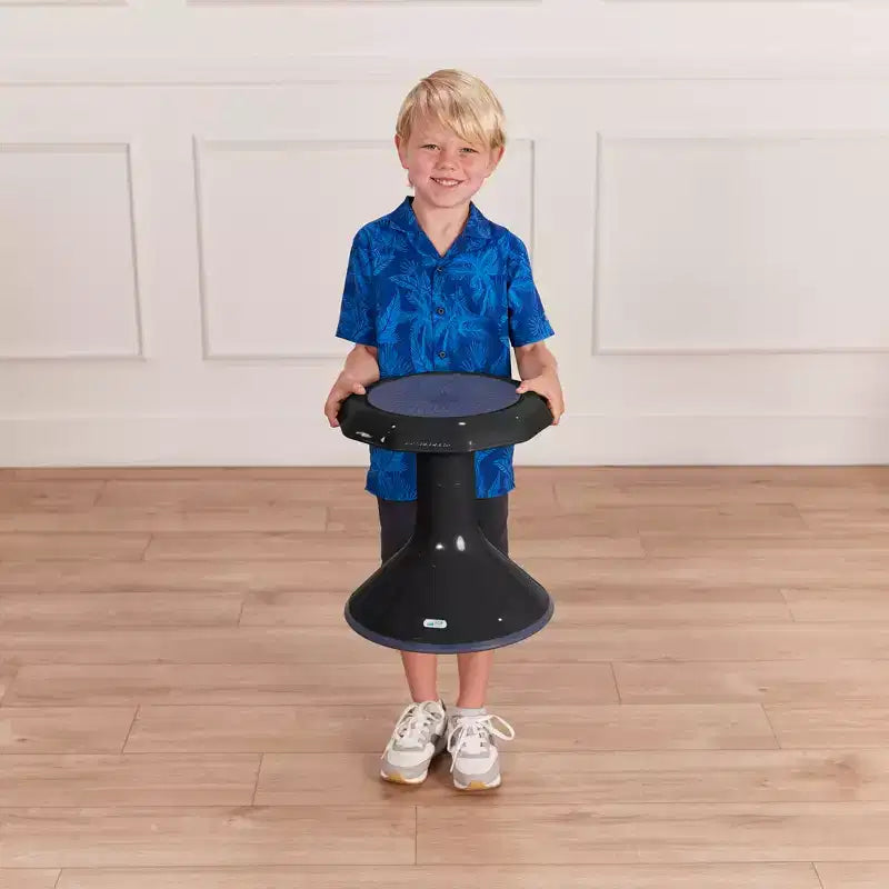 ECR4Kids ACE Sgabello Wobble per un coinvolgimento attivo del core, altezza seduta 38 cm, seduta flessibile