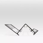 Struttura letto in metallo eLuxury Modern Industrial Colton
