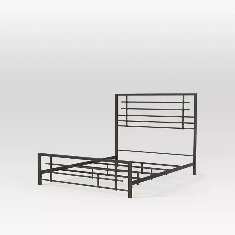 Struttura letto in metallo eLuxury Modern Industrial Colton