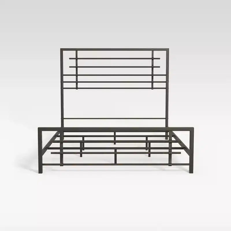 Struttura letto in metallo eLuxury Modern Industrial Colton