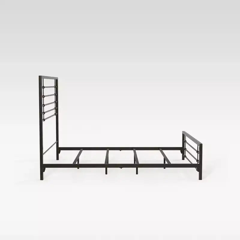 Struttura letto in metallo eLuxury Modern Industrial Colton