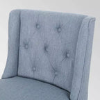 Set di 2 sgabelli da bar Landria con schienale alto e bottoni, altezza bancone - Christopher Knight Home