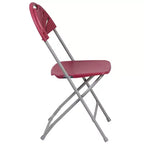 Flash Furniture Confezione da 8 sedie pieghevoli HERCULES Series con schienale a ventaglio in plastica, capacità 295 kg