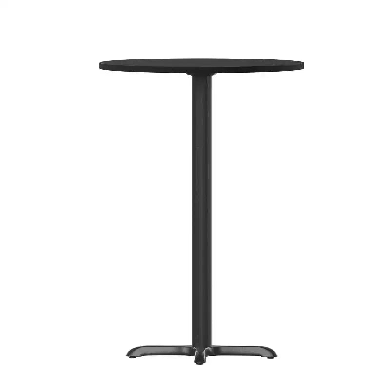 Flash Furniture Piano Tavolo Rotondo Laminato da 36'' con Base Tavolo Altezza Bar da 30'' x 30''