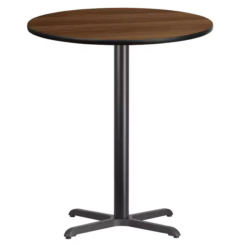 Flash Furniture Piano Tavolo Rotondo Laminato da 36'' con Base Tavolo Altezza Bar da 30'' x 30''