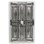 Flash Furniture Set Tavolo e Panca Pieghevoli Portatili in Plastica da 3 Pezzi