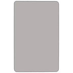 Tavolo da attività rettangolare Flash Furniture 60x120 cm con piano in laminato HP - Gambe corte regolabili in altezza