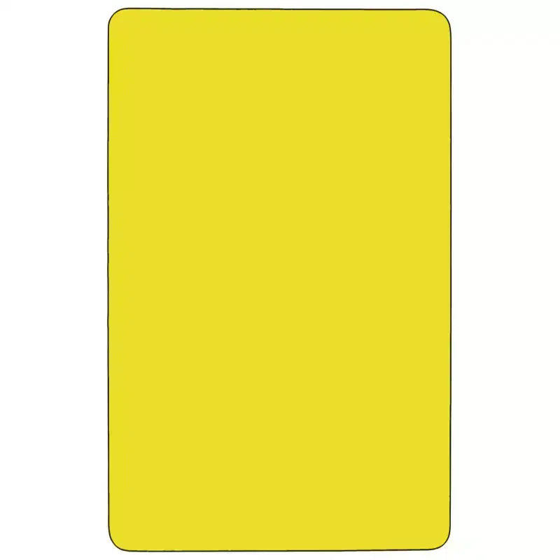 Flash Furniture Tavolo per attività rettangolare laminato HP 30''L x 72''W su ruote - Gambe regolabili in altezza standard