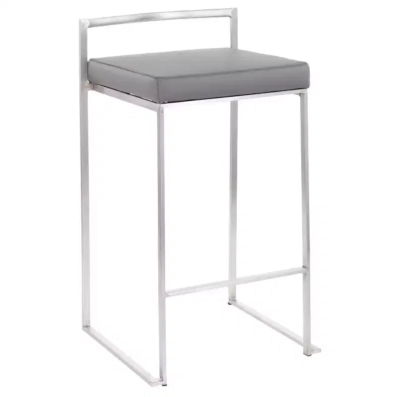Set di 2 sgabelli da bar impilabili Fuji Contemporary - LumiSource