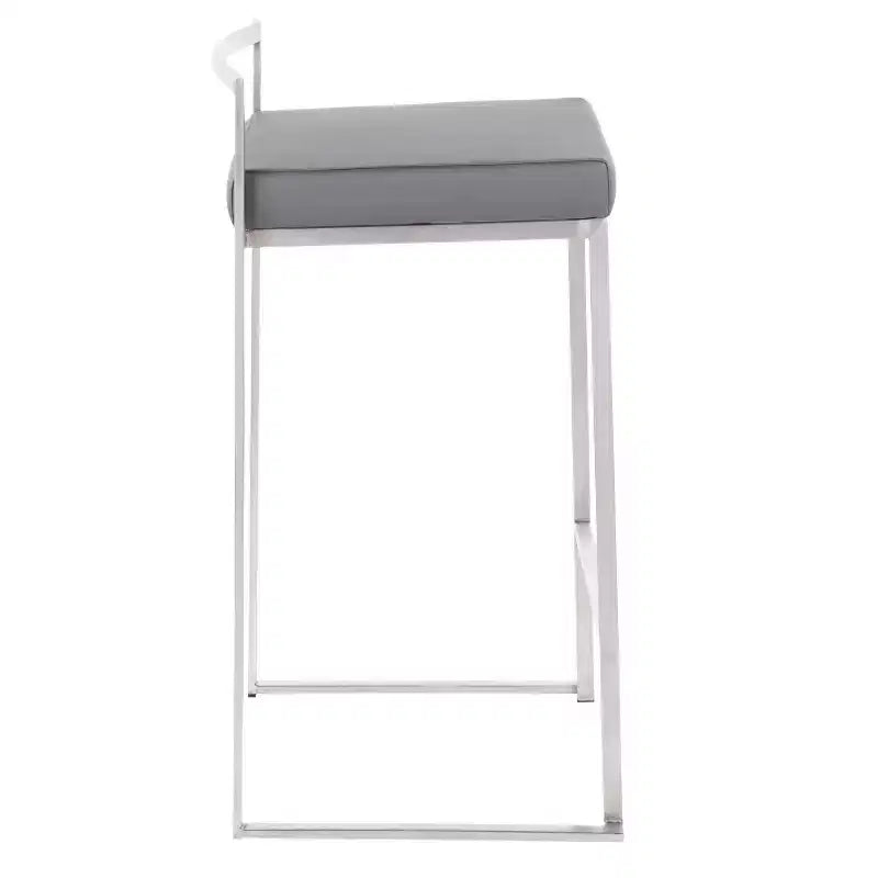 Set di 2 sgabelli da bar impilabili Fuji Contemporary - LumiSource