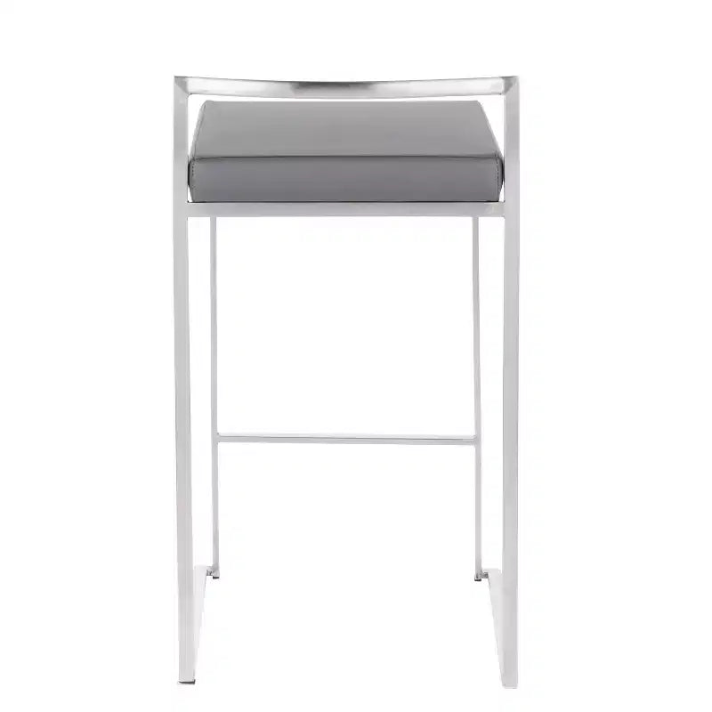 Set di 2 sgabelli da bar impilabili Fuji Contemporary - LumiSource