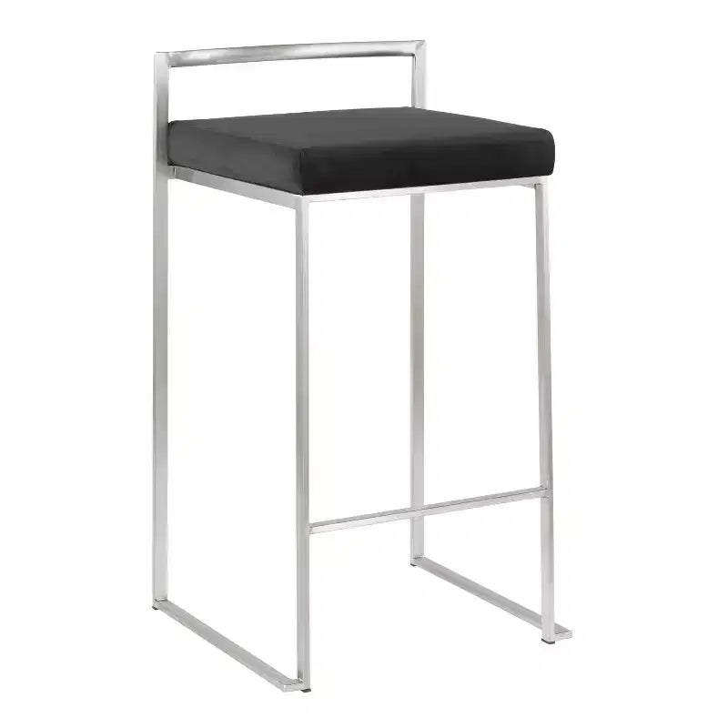 Set di 2 sgabelli da bar impilabili Fuji Contemporary - LumiSource