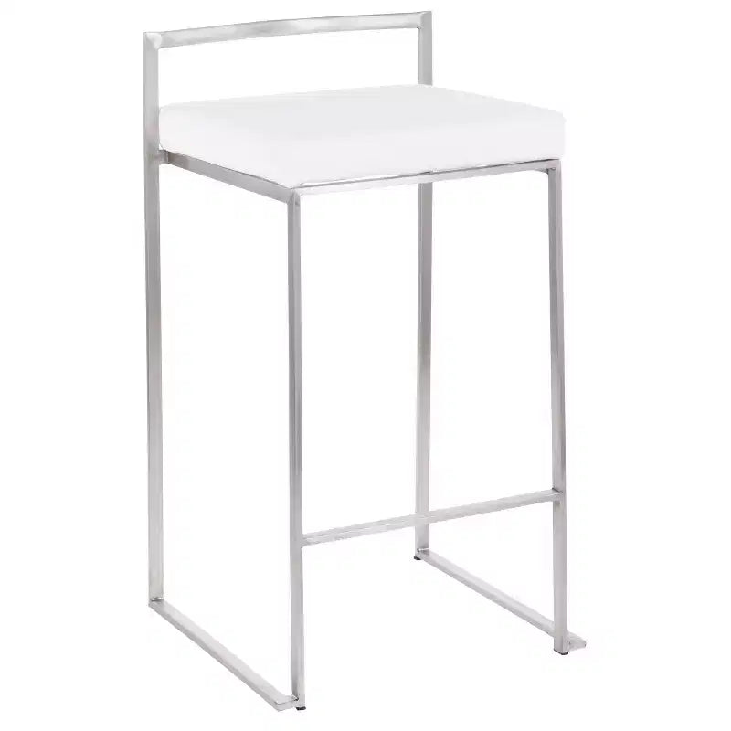 Set di 2 sgabelli da bar impilabili Fuji Contemporary - LumiSource