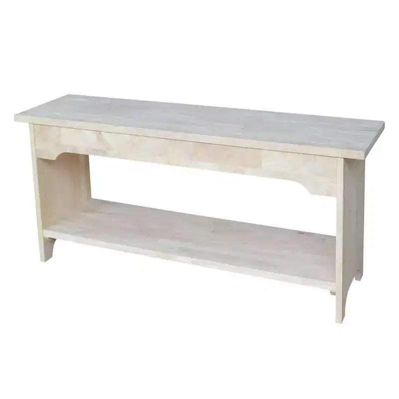 Brookstone Bench Unfinished - International Concepts