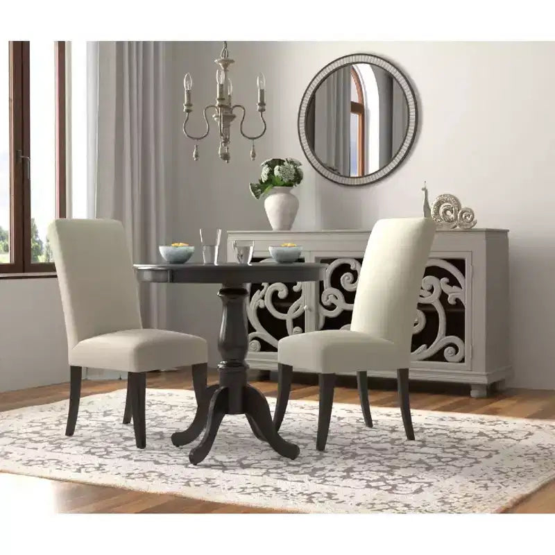 Tavolo da bar con piedistallo rotondo Carolina Living 36 Salem