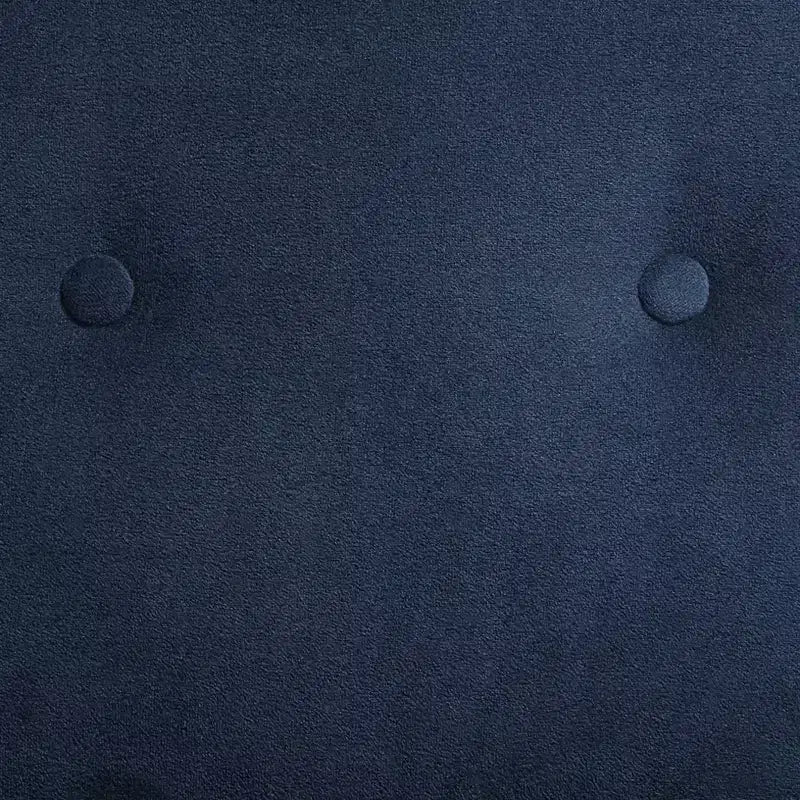 Poltrona d'Appoggio Trapuntata in Tessuto Blu Tilman Studio 55D