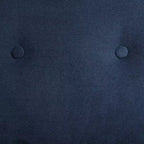 Poltrona d'Appoggio Trapuntata in Tessuto Blu Tilman Studio 55D